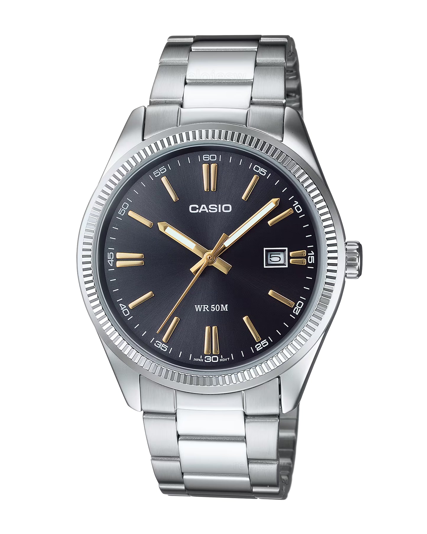 Reloj Casio Hombre Plateado MTP-1302D-1A2V