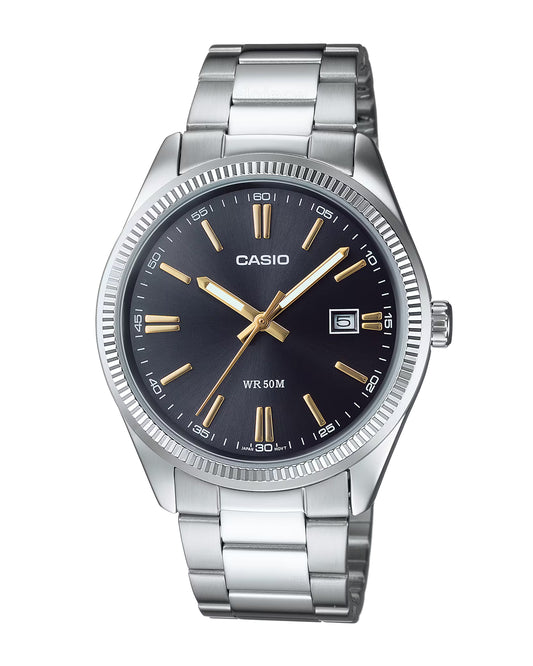 Reloj Casio Hombre Plateado MTP-1302D-1A2V