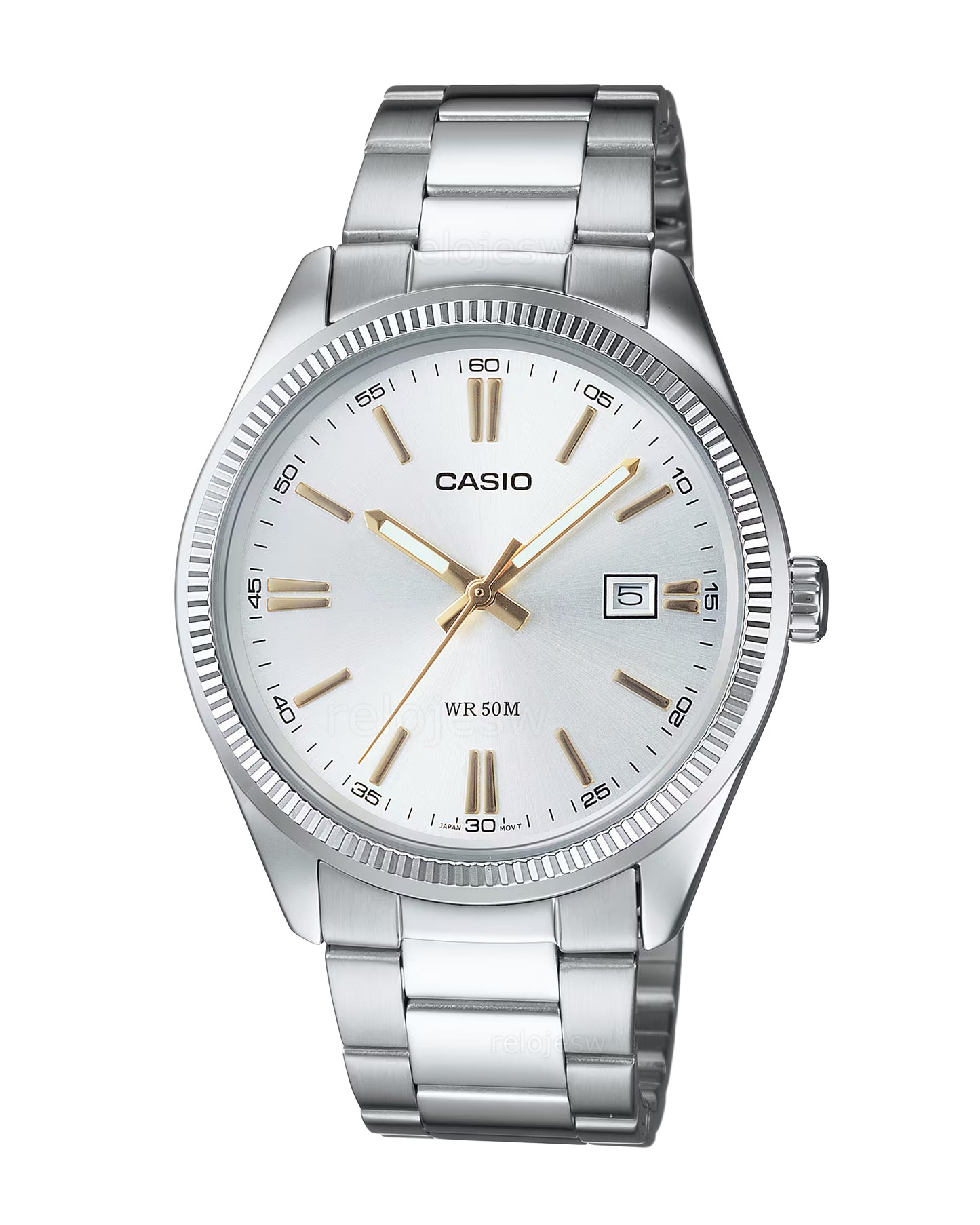 Reloj Casio Hombre Original Plateado MTP-1302D-7A2V