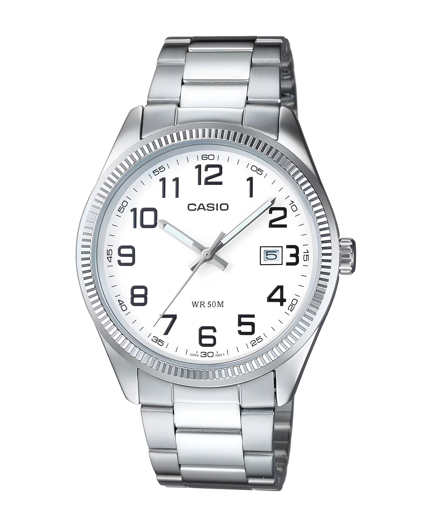 Reloj Casio Hombre Plateado MTP-1302D-7BV