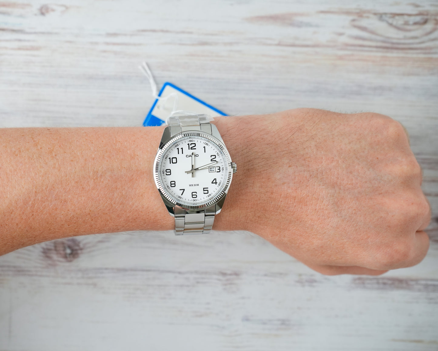 Reloj Casio Hombre Original Plateado MTP-1302D-7BV