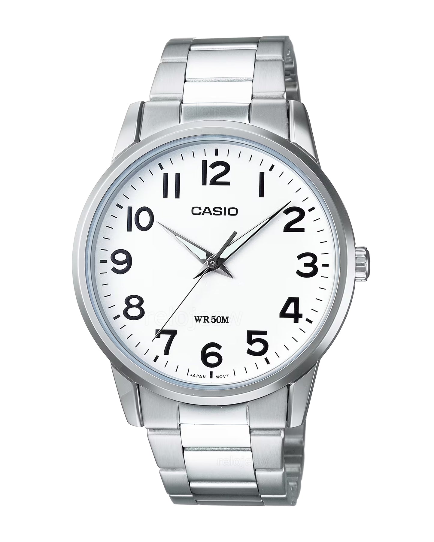 Reloj Casio Hombre Original Plateado MTP-1303D-7BV