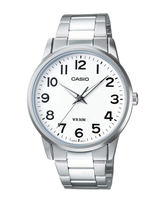 Reloj Casio Hombre Original Plateado MTP-1303D-7BV