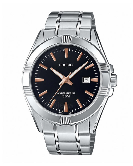 Reloj Casio Hombre Original Plateado MTP-1308D-1A2V