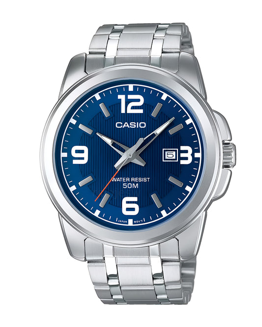 Reloj Casio Hombre Plateado MTP-1314D-2AV