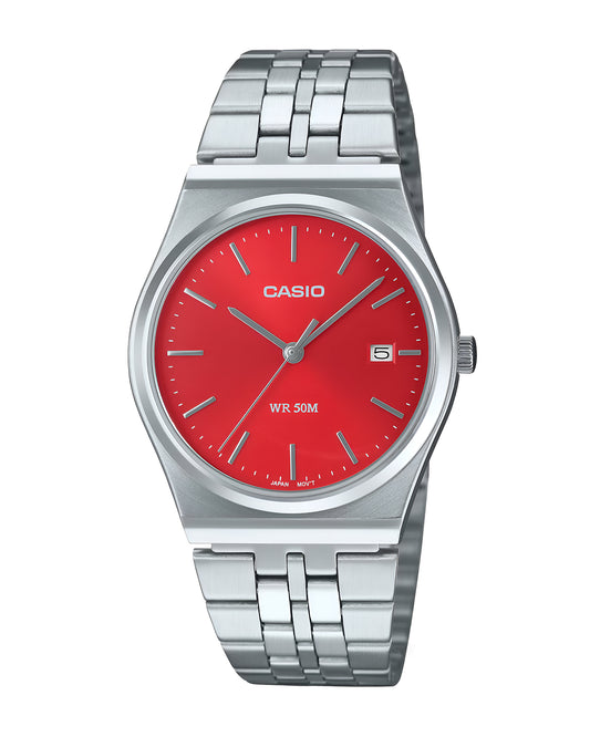 Reloj Casio Hombre Plateado MTP-B145D-4A2V