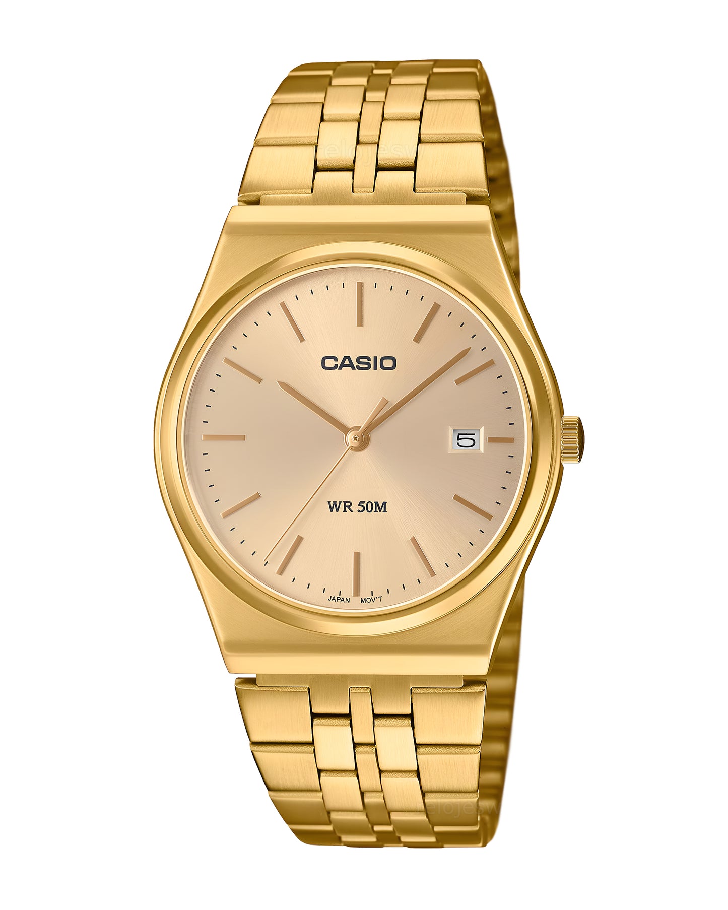 Reloj Casio Hombre Dorado MTP-B145G-9AV