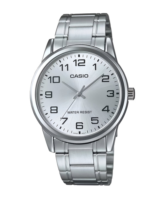 Reloj Casio Hombre Original Plateado MTP-V001D-7B