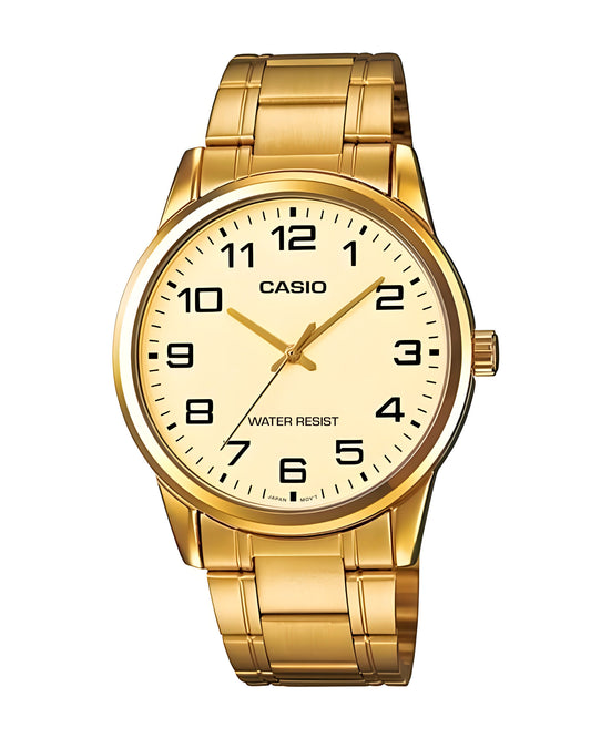 Reloj Casio Hombre Dorado MTP-V001G-9B