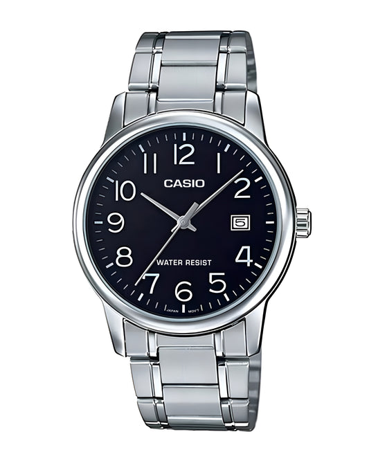 Reloj Casio Hombre Plateado MTP-V002D-1B