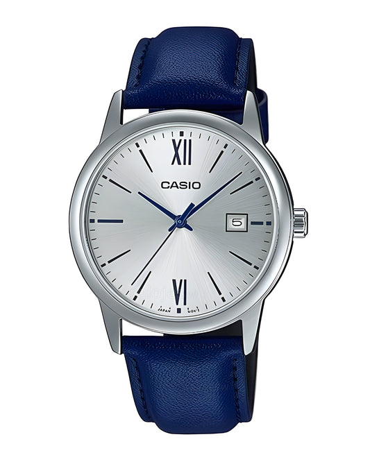 Reloj Casio Hombre Original Azul MTP-V002L-2B3