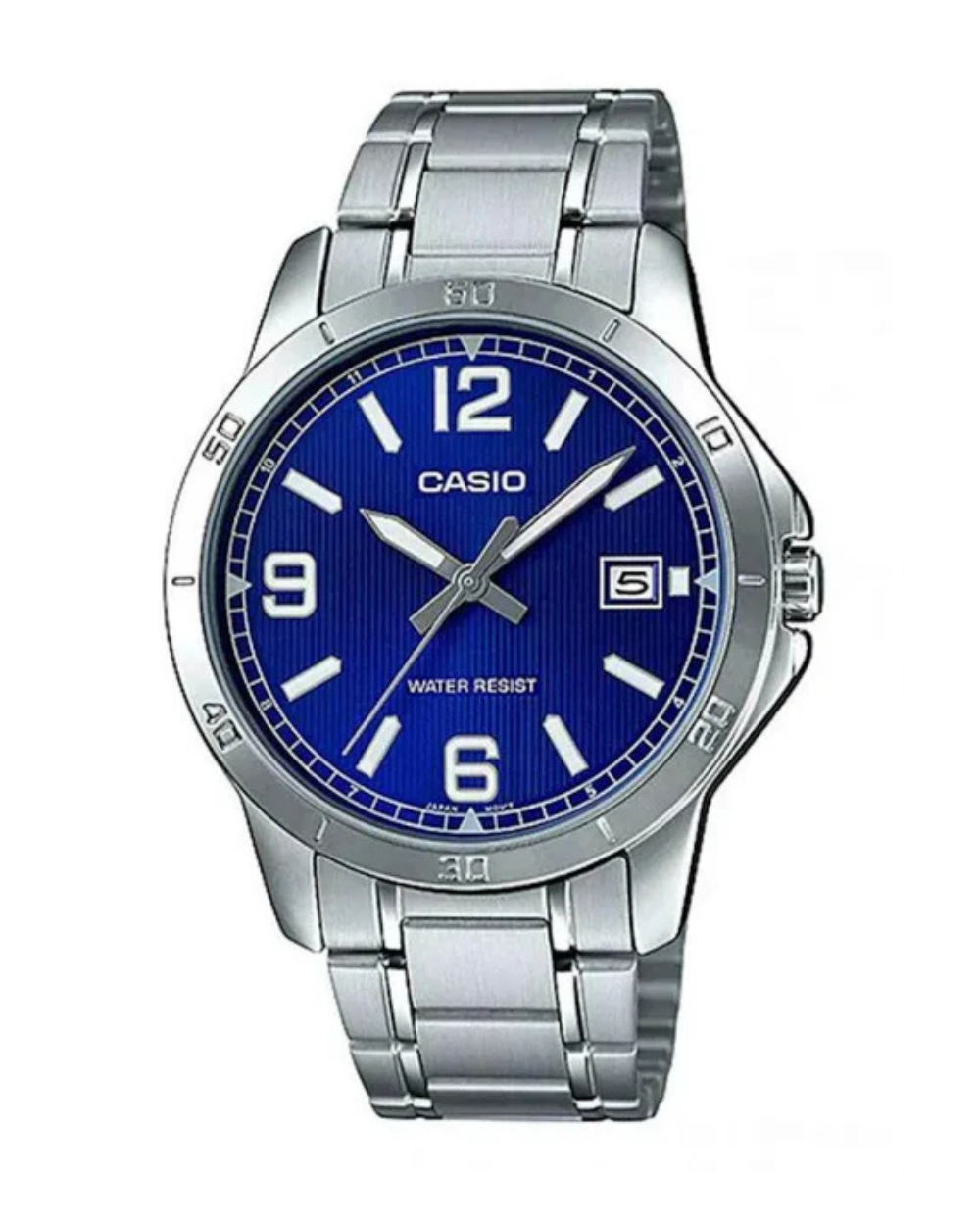 Reloj Casio Hombre Plateado MTP-V004D-2B