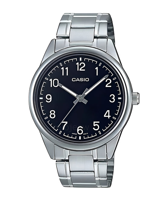 Reloj Casio Hombre Original Plateado MTP-V005D-1B4