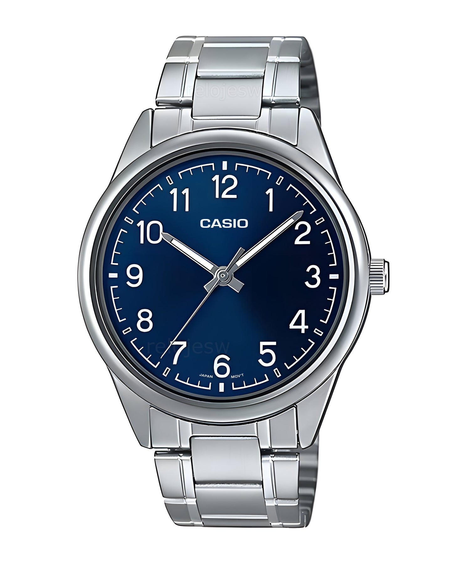 Reloj Casio Hombre Plateado MTP-V005D-2B4