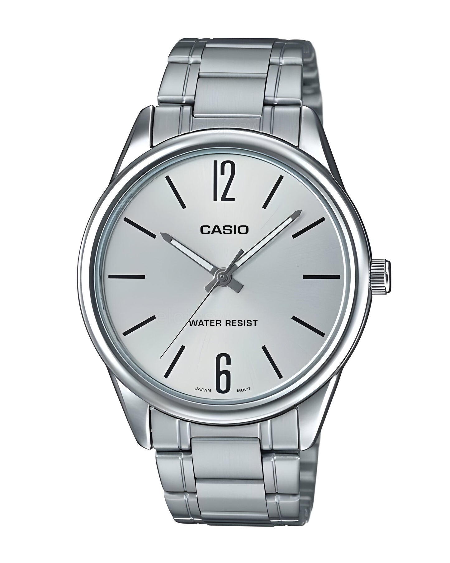 Reloj Casio Hombre Plateado MTP-V005D-7B