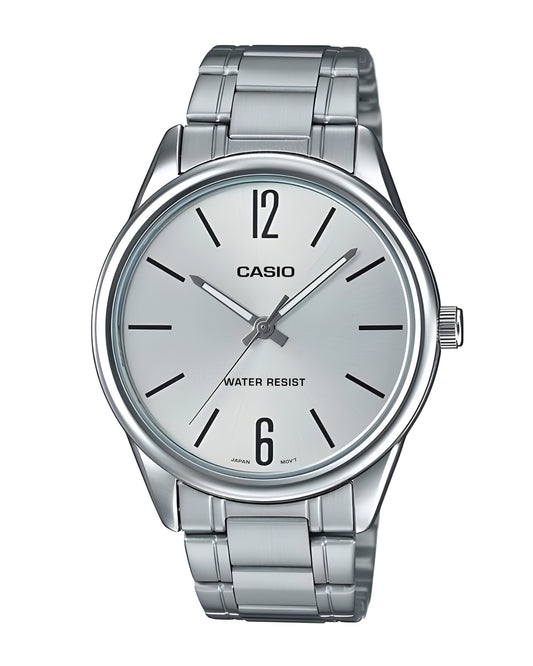 Reloj Casio Hombre Plateado MTP-V005D-7B