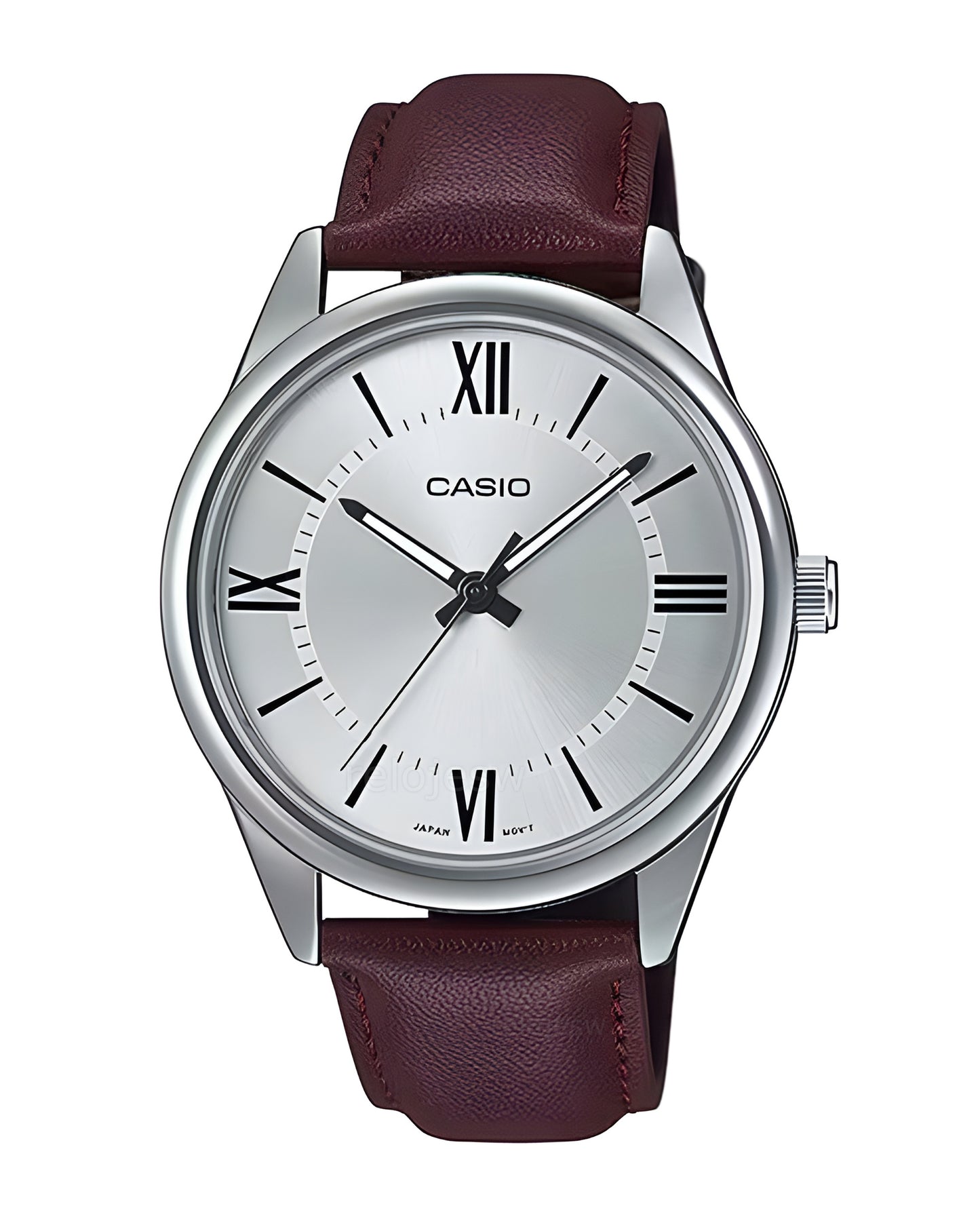Reloj Casio Hombre Original Marrón MTP-V005L-7B5
