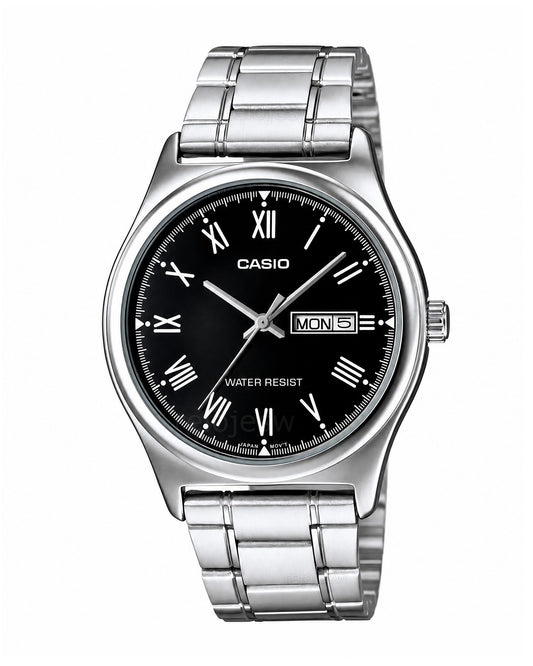 Reloj Casio Hombre Original Plateado MTP-V006D-1B