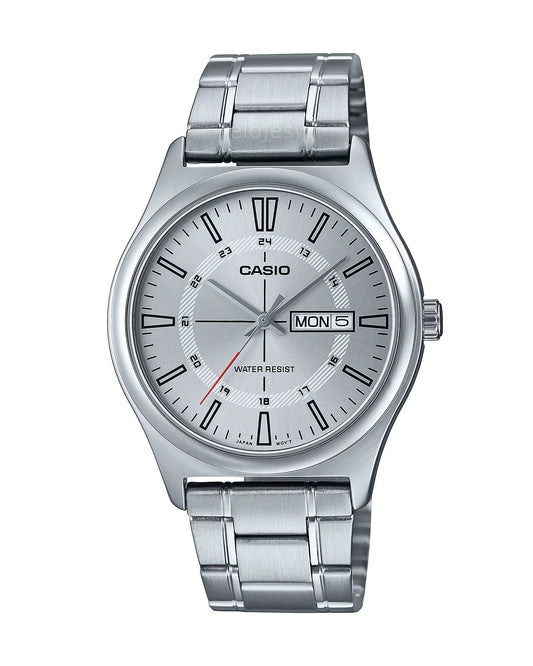 Reloj Casio Hombre Plateado MTP-V006D-7C