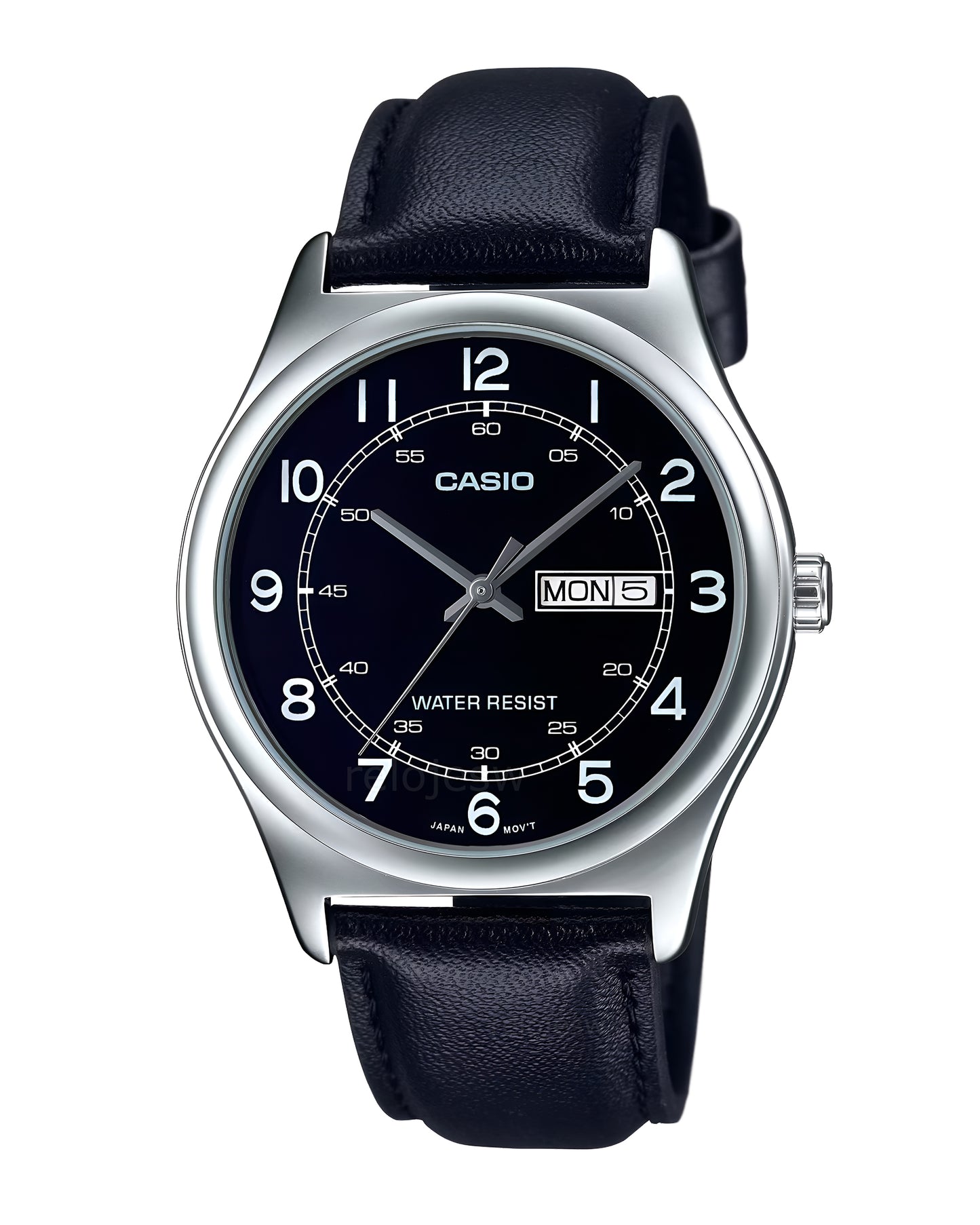 Reloj Casio Hombre Original Negro MTP-V006L-1B2