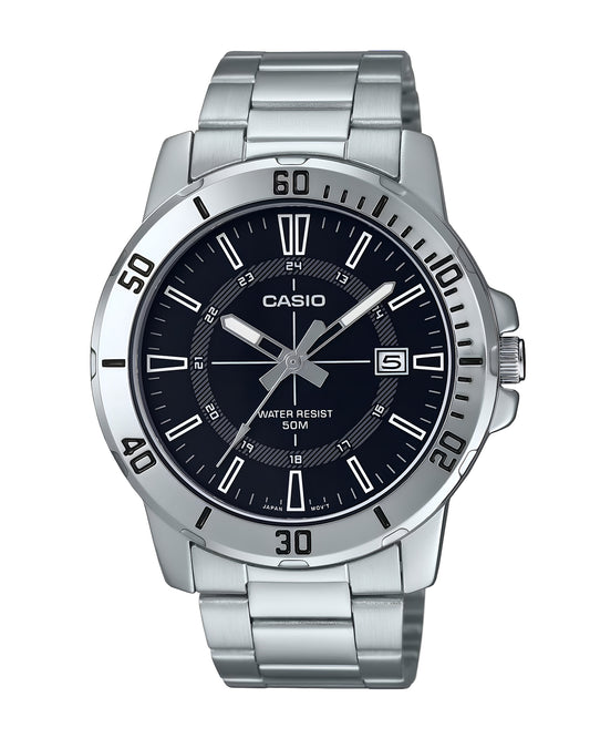 Reloj Casio Hombre Plateado MTP-VD01D-1CV