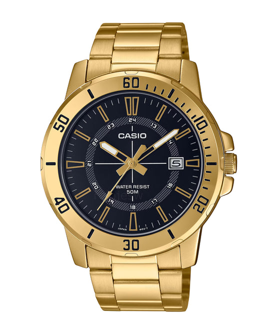 Reloj Casio Hombre Original Dorado MTP-VD01G-1CV