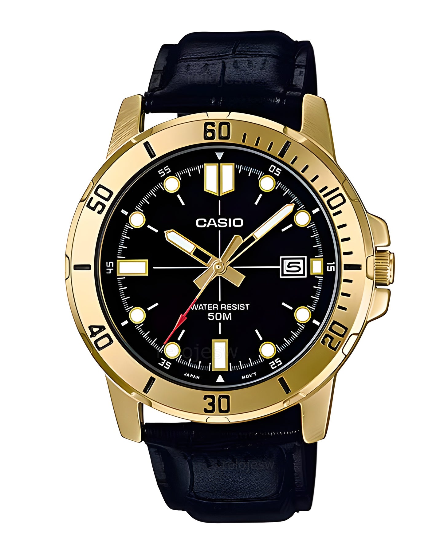 Reloj Casio Hombre Original Negro MTP-VD01GL-1EV