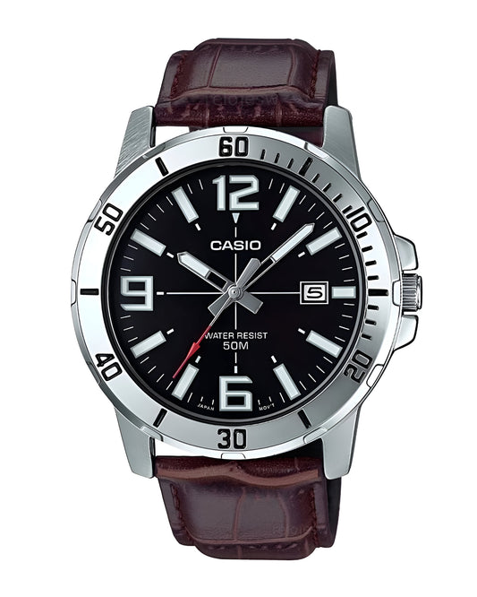 Reloj Casio Hombre Marrón MTP-VD01L-1BV
