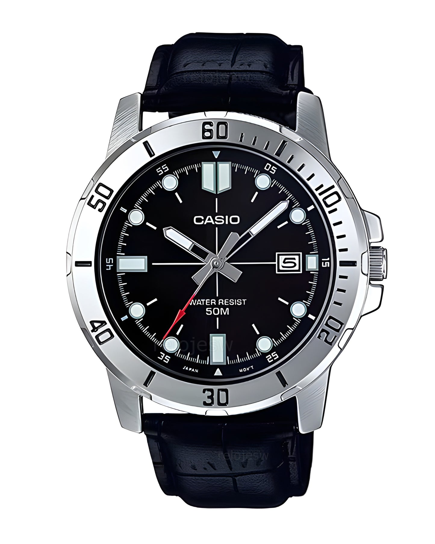 Reloj Casio Hombre Original Negro MTP-VD01L-1EV