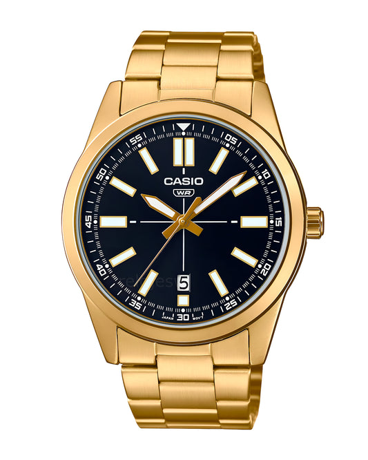 Reloj Casio Hombre Dorado MTP-VD02G-1E