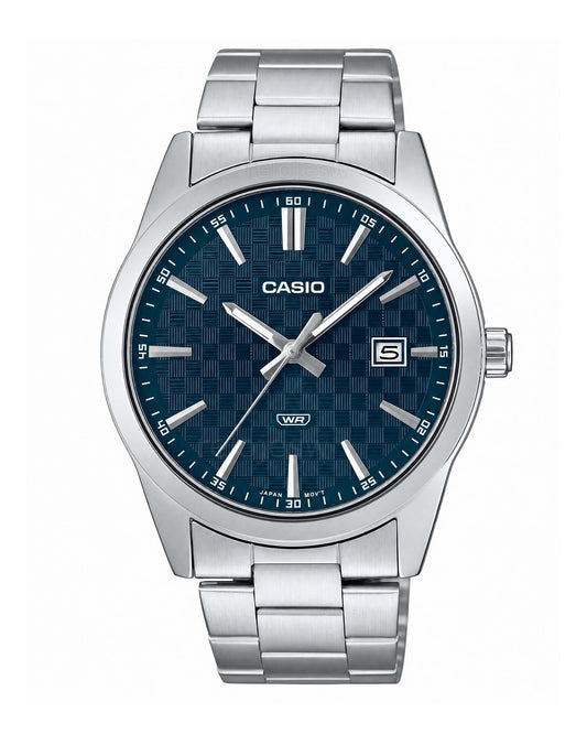 Reloj Casio Hombre Original Plateado MTP-VD03D-2A2
