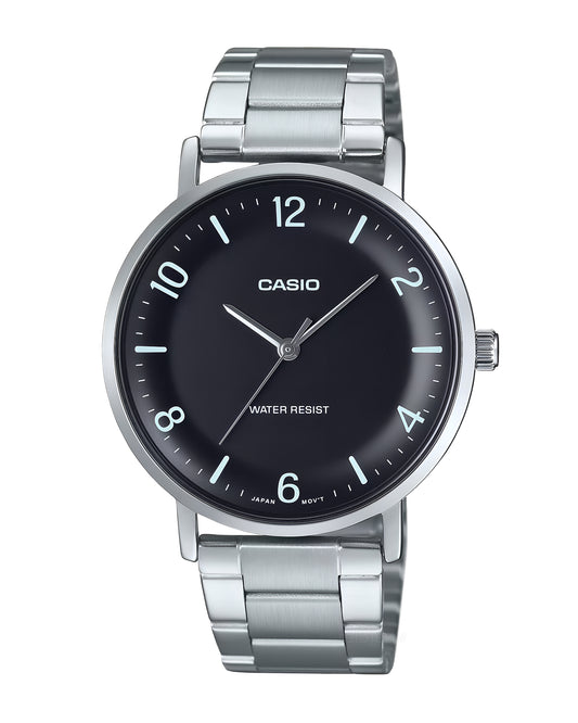 Reloj Casio Hombre Plateado MTP-VT03D-1B