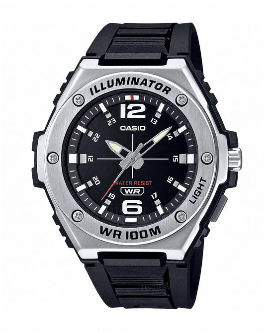 Reloj Casio Hombre Original Negro MWA-100H-1AV