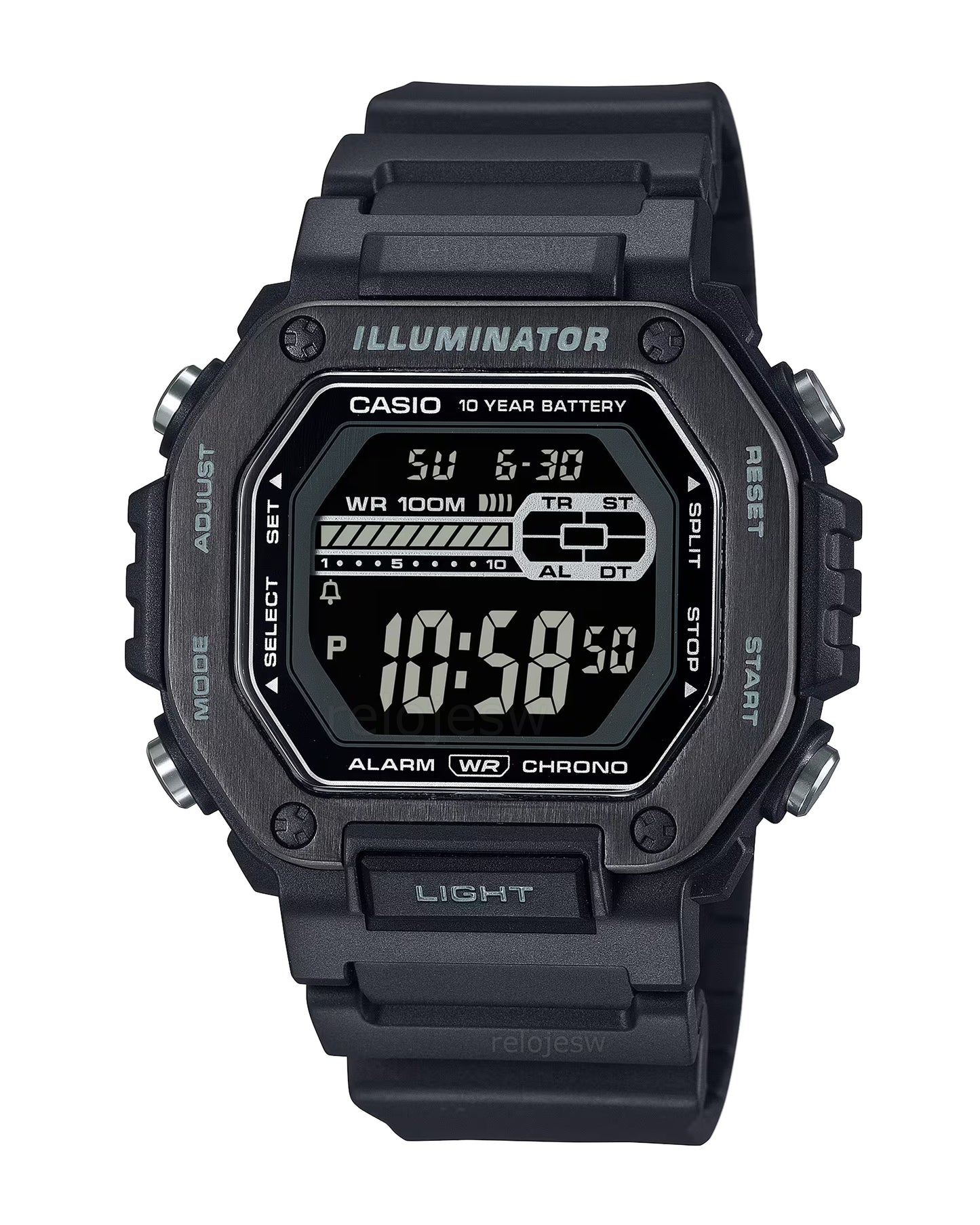 Reloj Casio Hombre Original Negro MWD-110HB-1BV