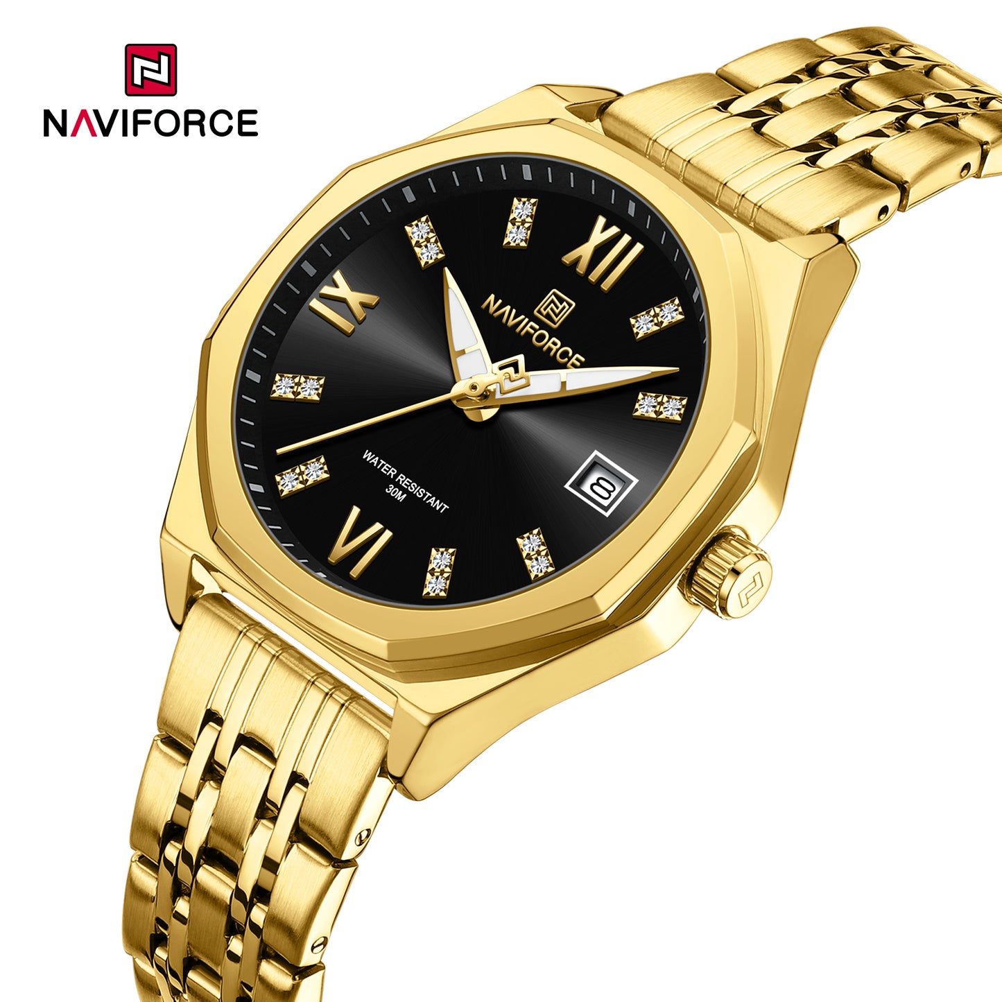 Reloj Naviforce Mujer Dorado NF5052-DONE