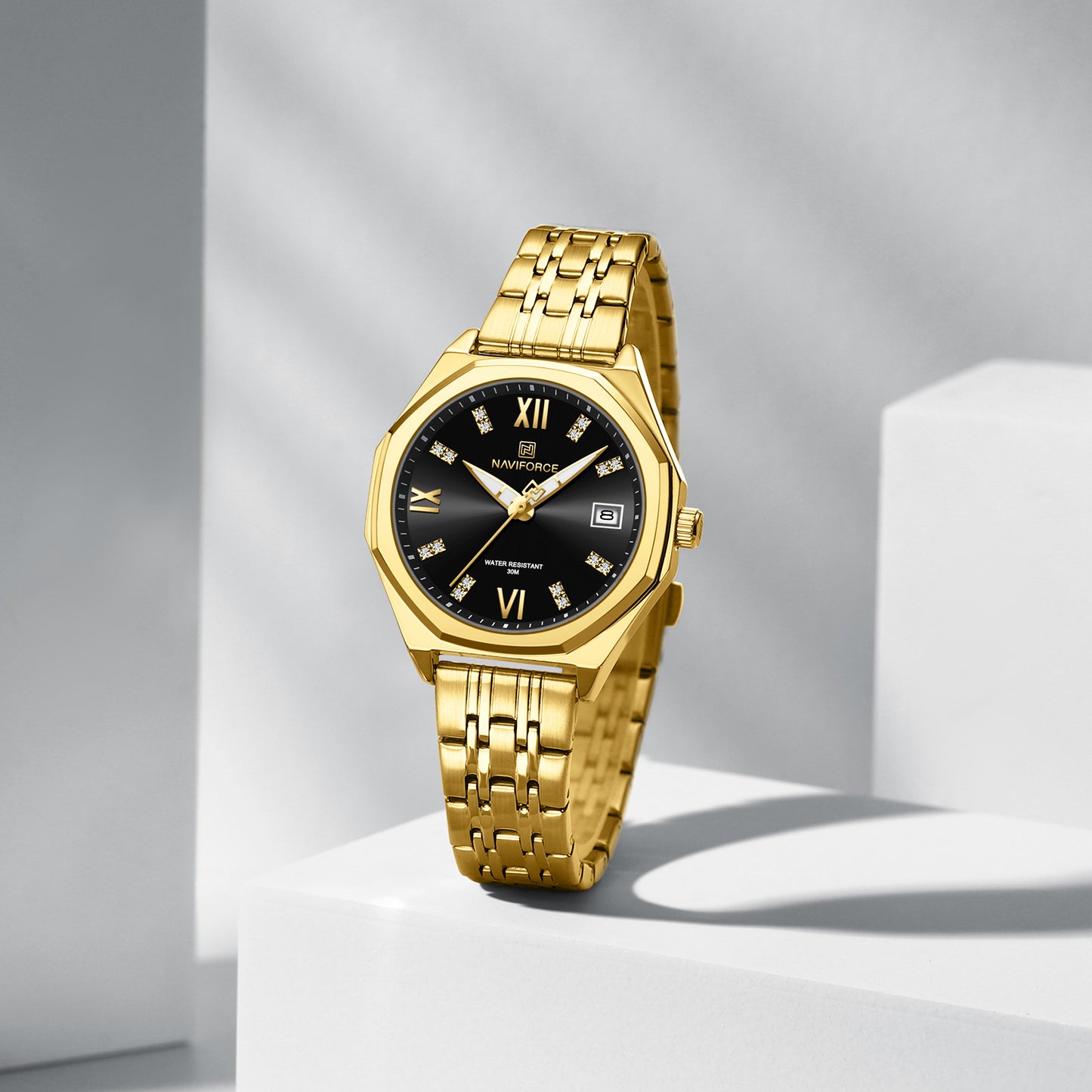Reloj Naviforce Mujer Dorado NF5052-DONE
