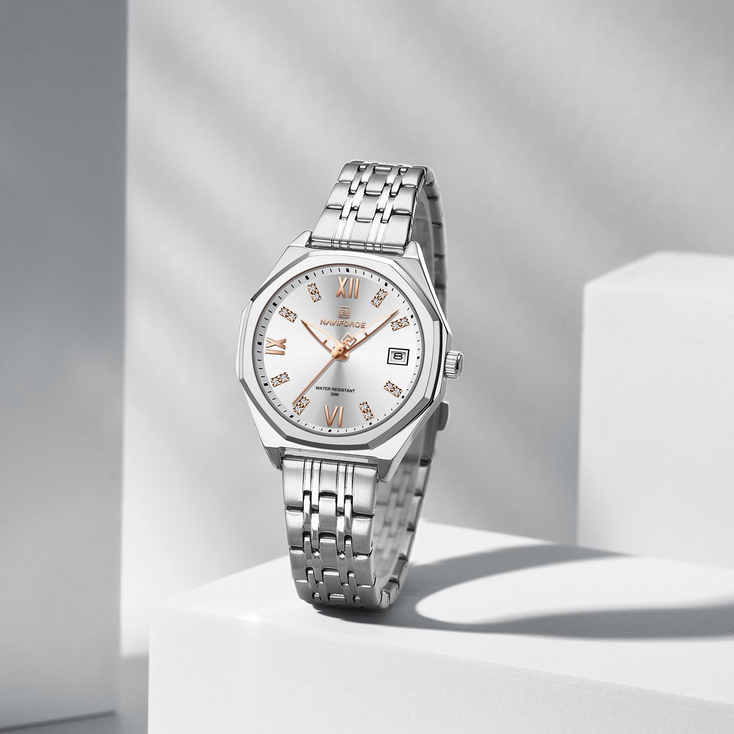 Reloj Naviforce Mujer Plateado NF5052-PLPL