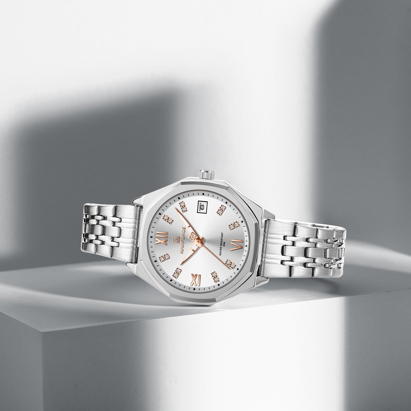 Reloj Naviforce Mujer Plateado NF5052-PLPL