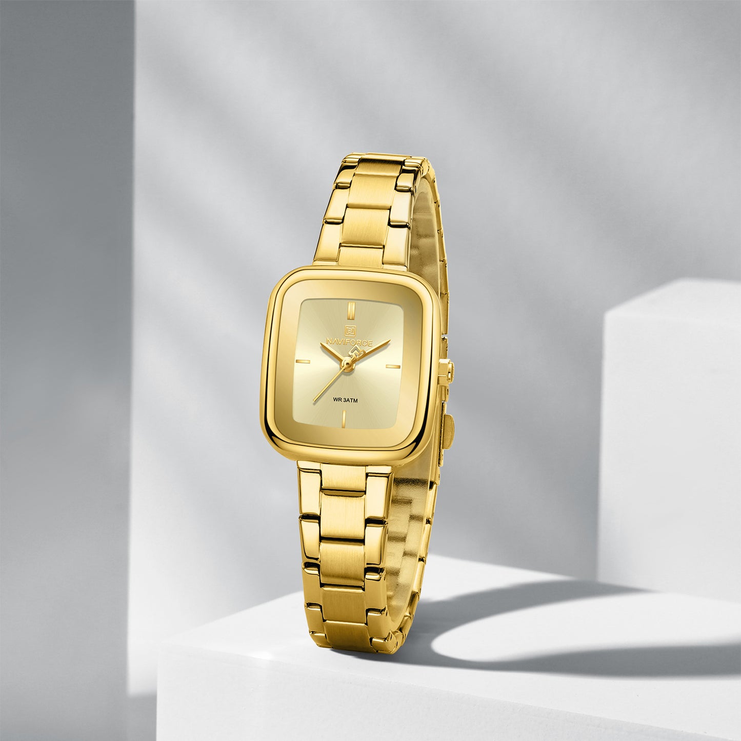 Reloj Naviforce Mujer Original Dorado NF5075-DODO
