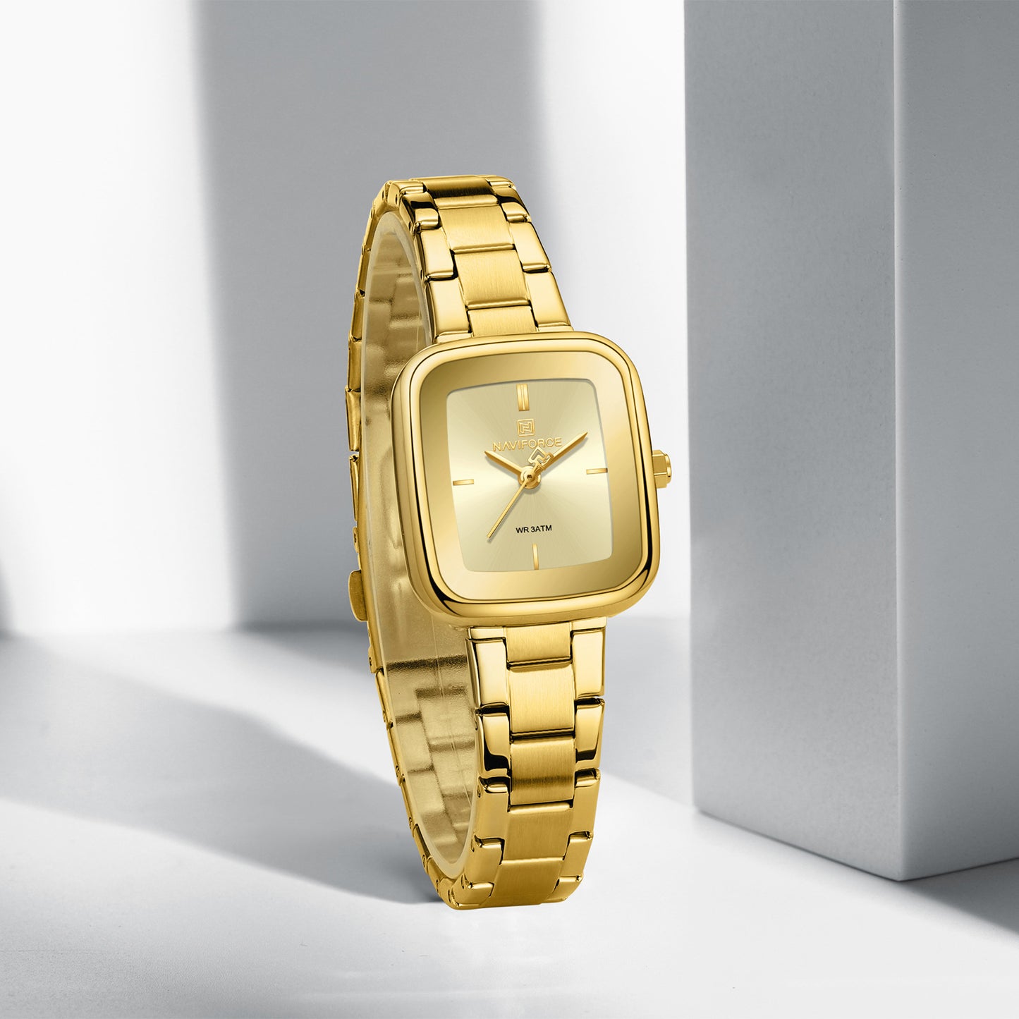 Reloj Naviforce Mujer Original Dorado NF5075-DODO