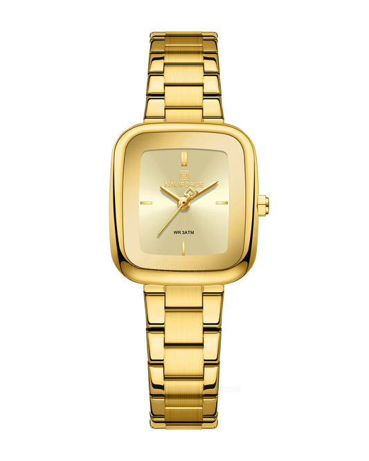 Reloj Naviforce Mujer Original Dorado NF5075-DODO