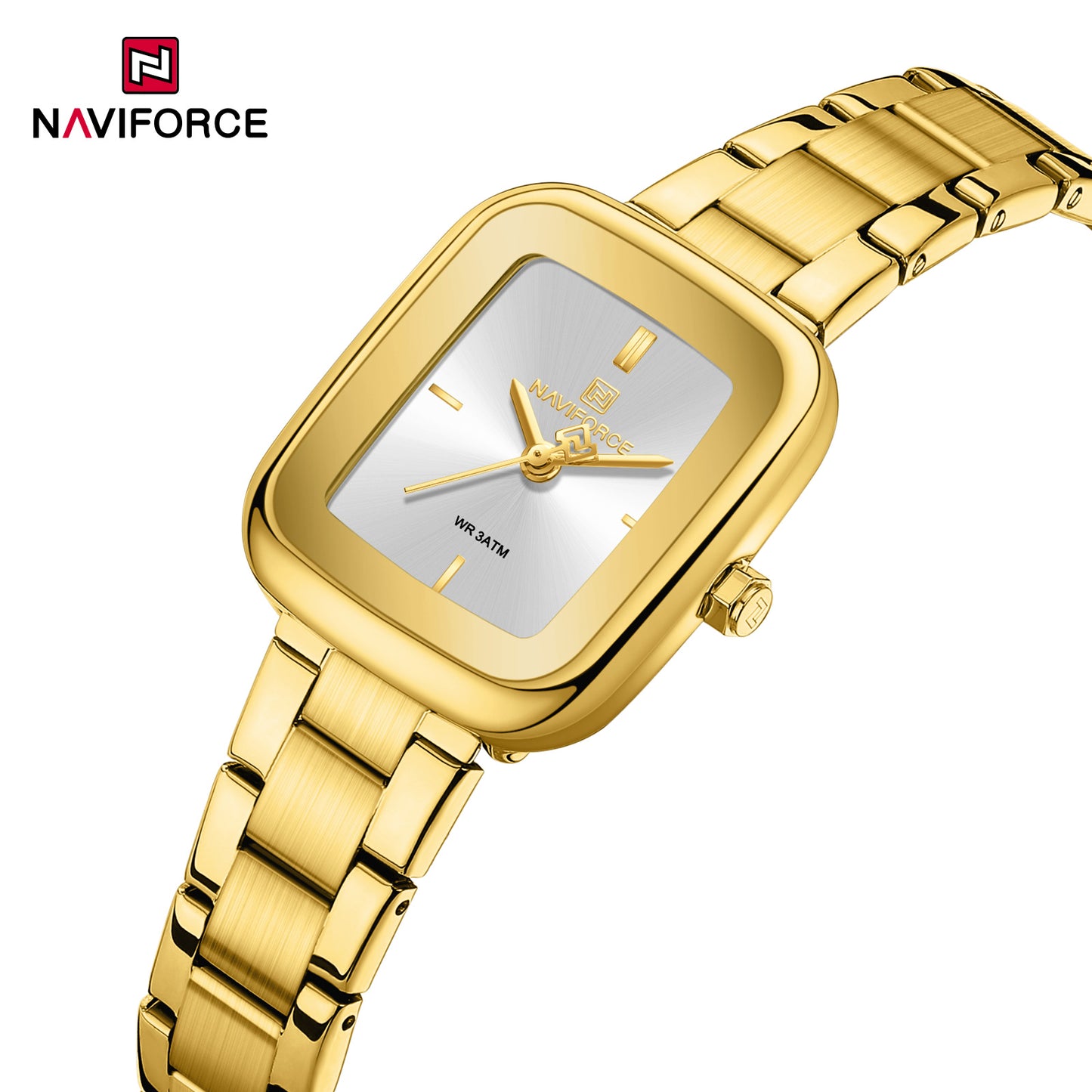 Reloj Naviforce Mujer Original Dorado NF5075-DOPL