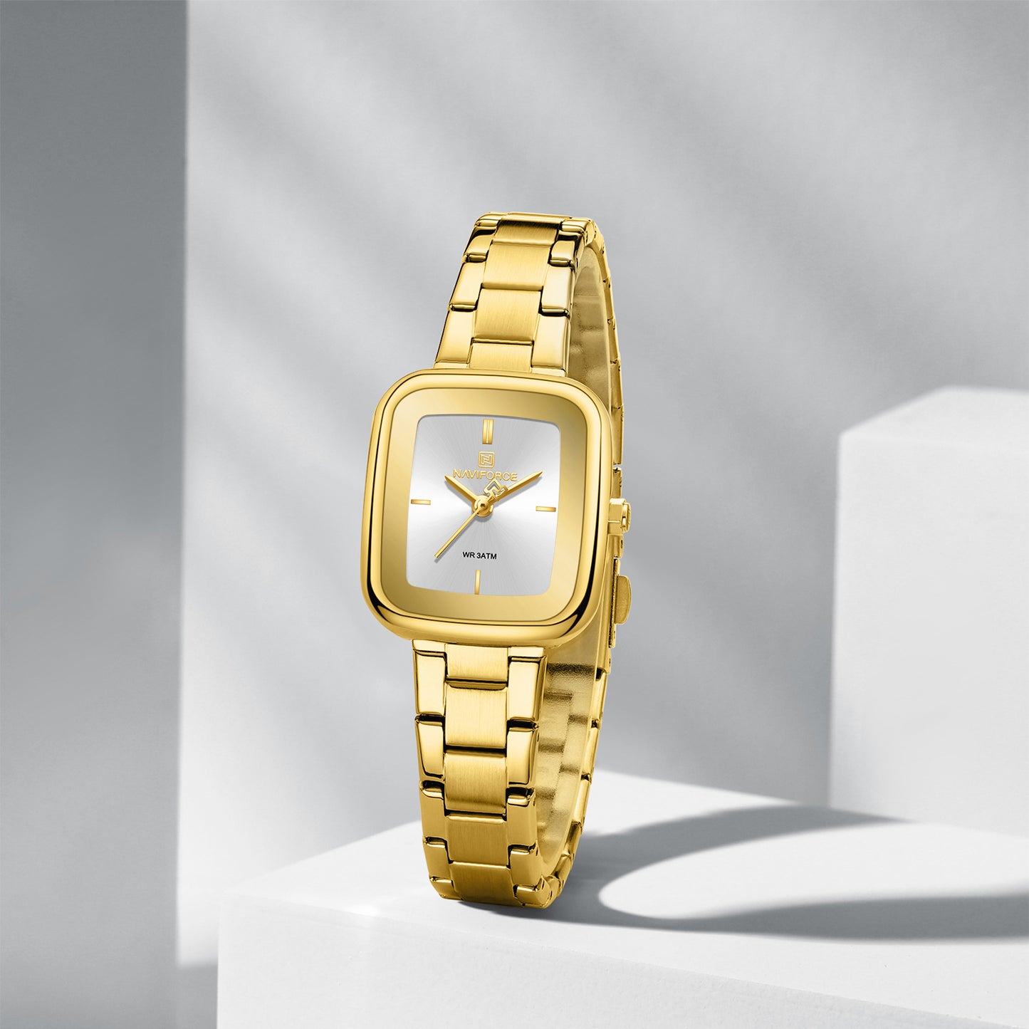 Reloj Naviforce Mujer Original Dorado NF5075-DOPL