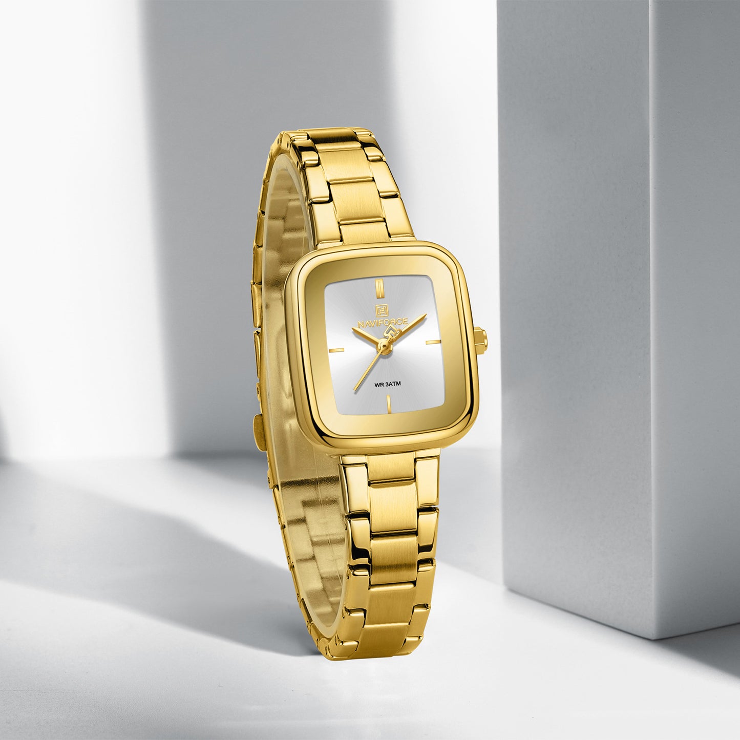 Reloj Naviforce Mujer Original Dorado NF5075-DOPL