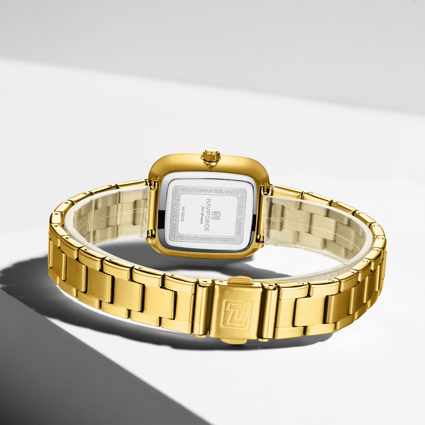 Reloj Naviforce Mujer Original Dorado NF5075-DOPL