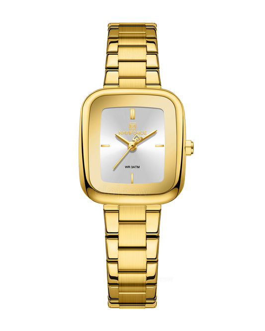 Reloj Naviforce Mujer Original Dorado NF5075-DOPL