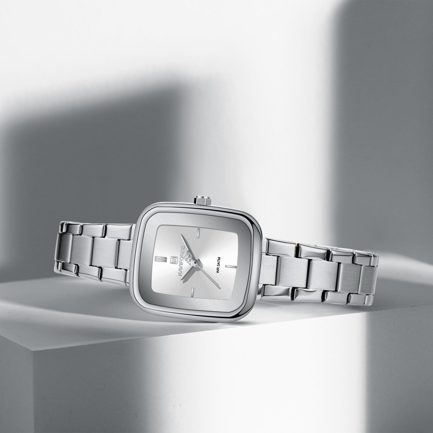 Reloj Naviforce Mujer Original Plateado NF5075-PLPL