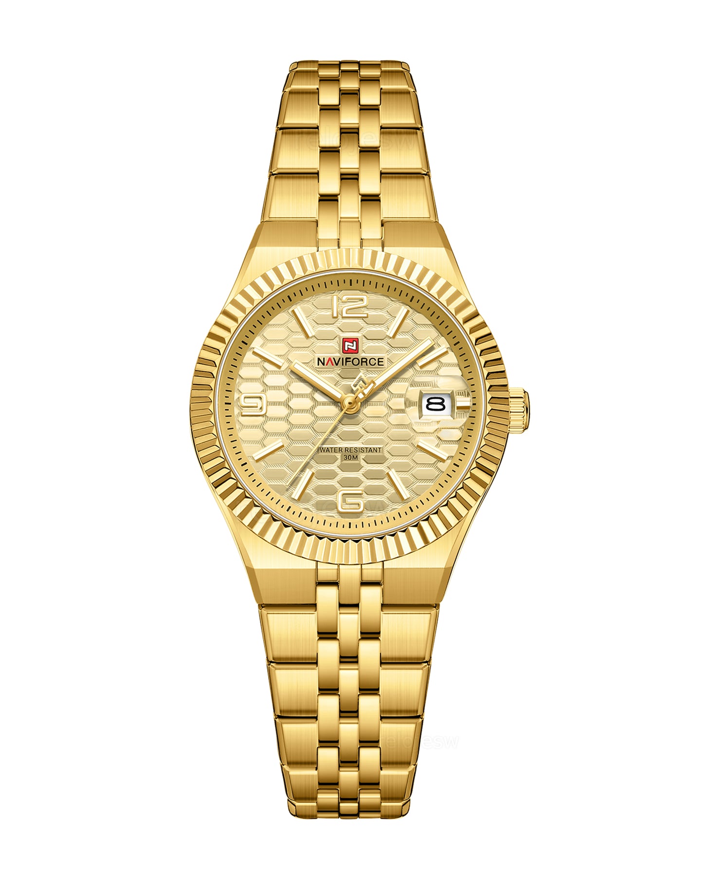 Reloj Naviforce Mujer Original Dorado NF5079-DODO