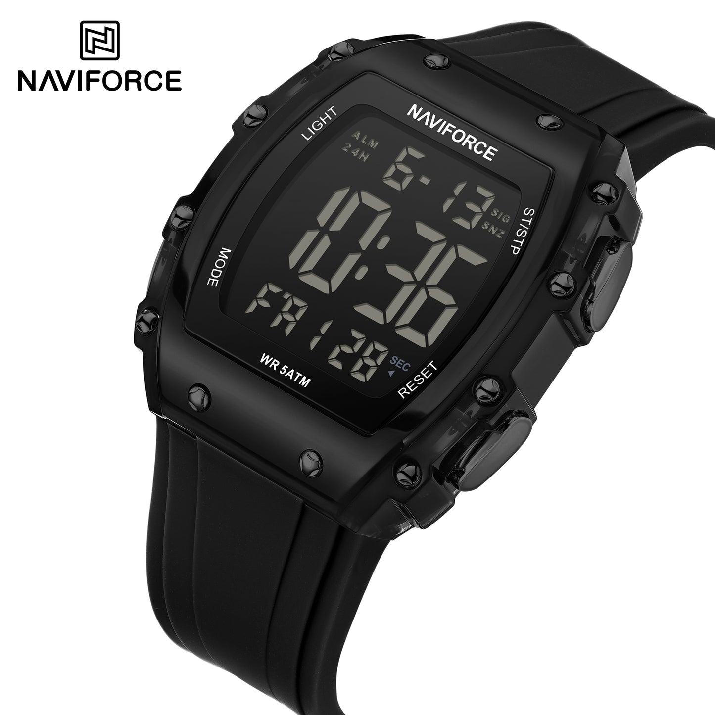 Reloj Naviforce Hombre Original Negro NF6107-NENE