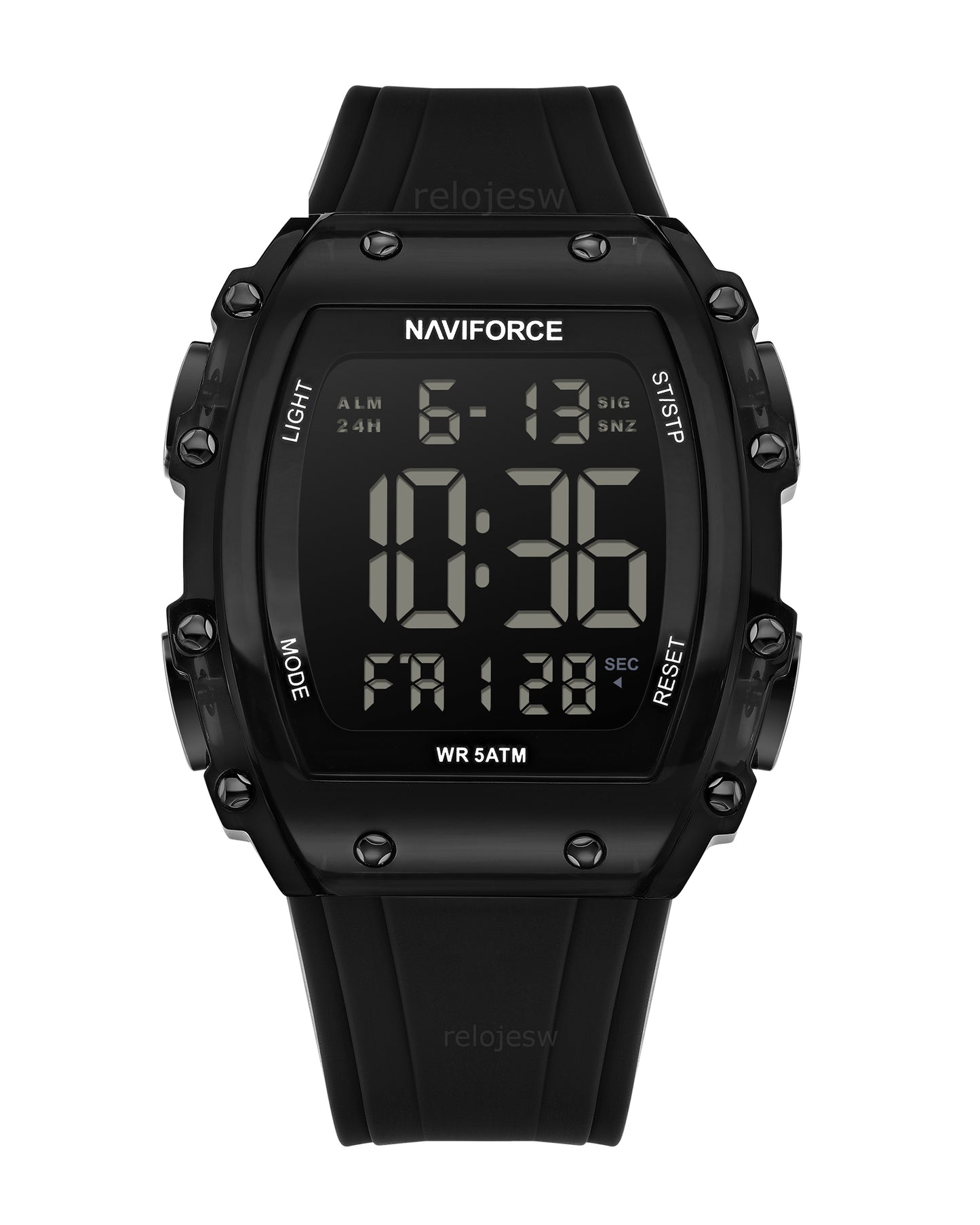 Reloj Naviforce Hombre Original Negro NF6107-NENE